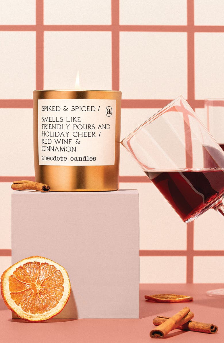 ANECDOTE CANDLES Spiked & Spiced Candle, Alternate, color, Gold