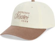 American Needle Espresso Martini Club Embroidered Snapback Hat