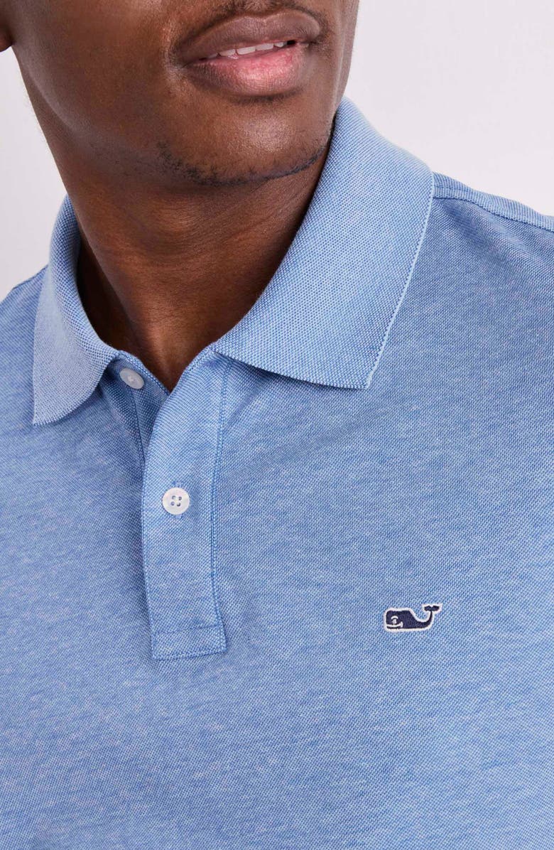 vineyard vines Edgartown Piqué Performance Polo, Alternate, color, Club Blue