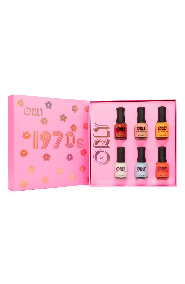 ORLY 1970s Limited Edition 6-Piece Nail Lacquer Set, Alternate, color, NO COLOR