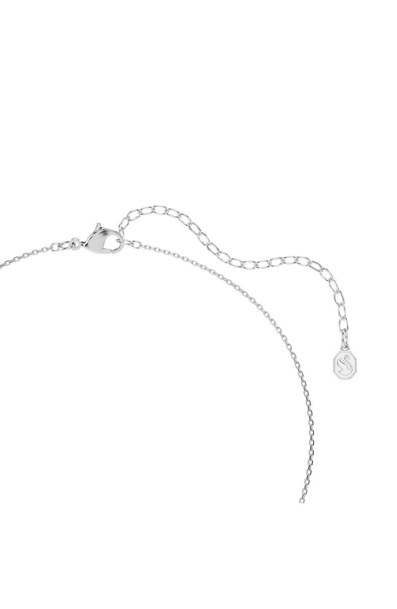 Swarovski Symbolica Pendant Necklace, Alternate, color, Silver/ White