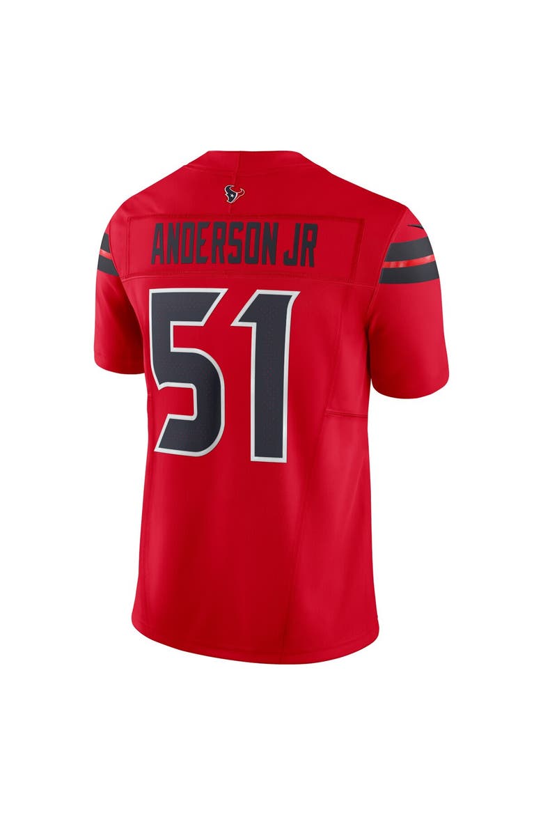 Men's Nike Will Anderson Jr. Red Houston Texans Alternate Vapor F.U.S.E. Limited Jersey, Alternate, color, Red