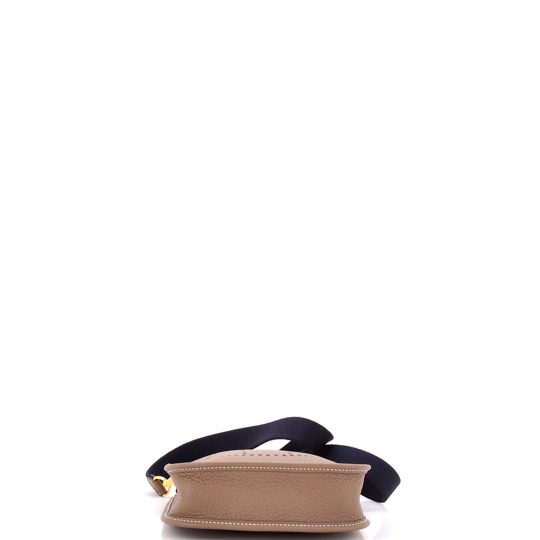 Pre-Owned Hermes Evelyne Bag Gen III Clemence TPM, Alternate, color, Etoupe