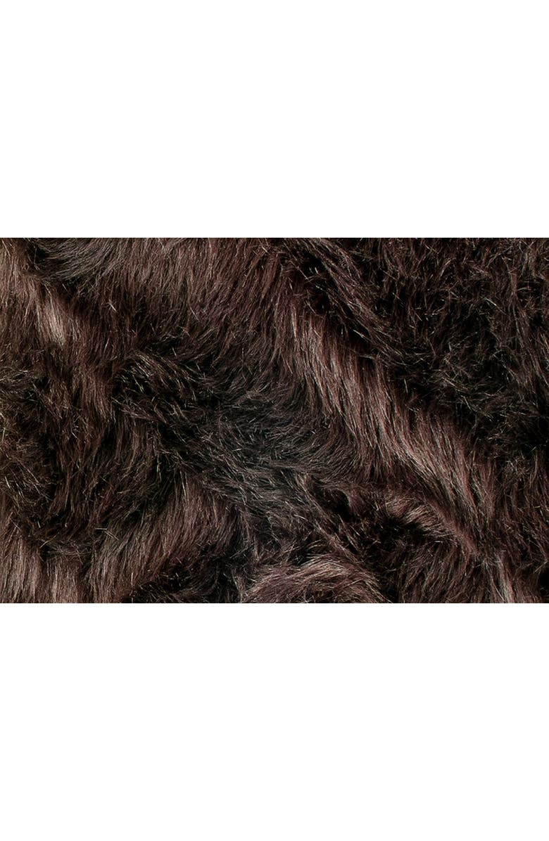 LUXE Laredo Set of 2 Faux Fur Seat Cushions, Alternate, color, 