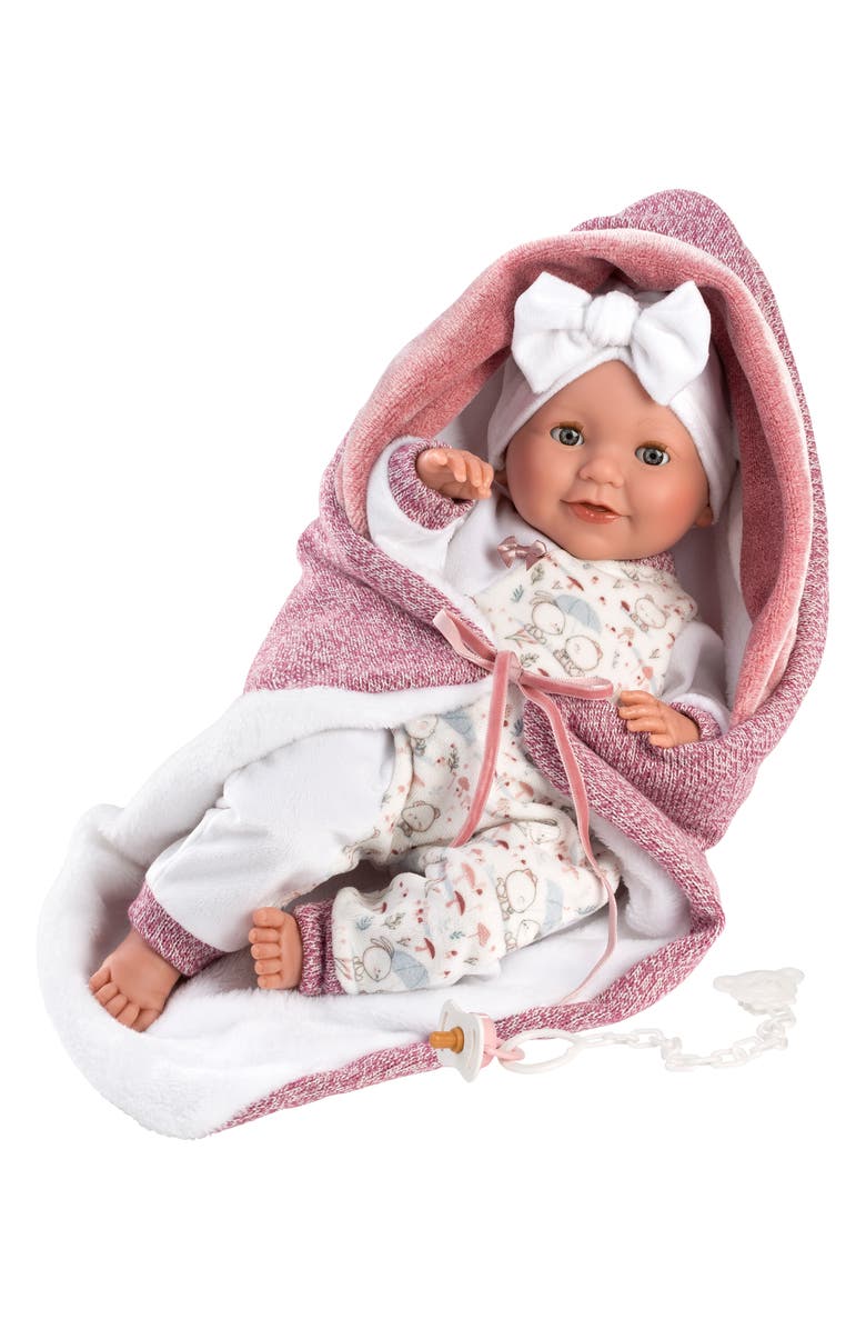 Llorens Cora 16.5-Inch Articulated Newborn Baby Doll, Main, color, Multi