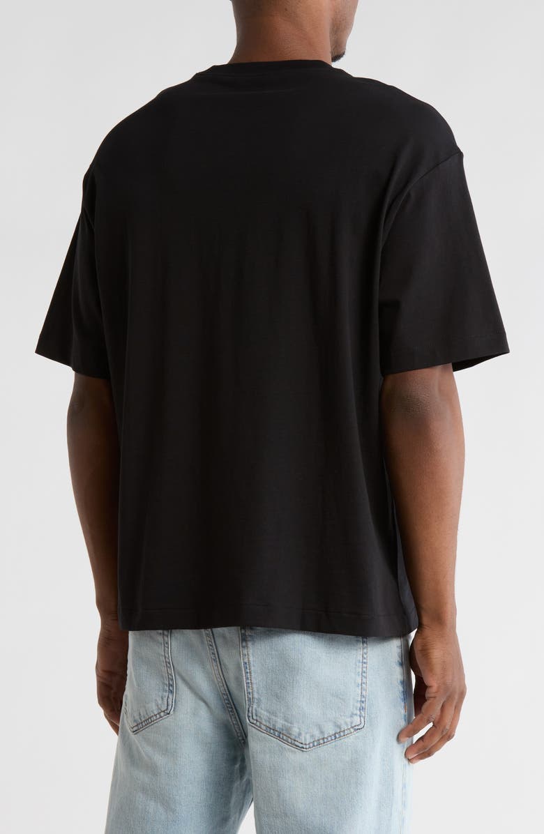 Calvin Klein Relaxed Standard Logo Cotton T-Shirt, Alternate, color, Black