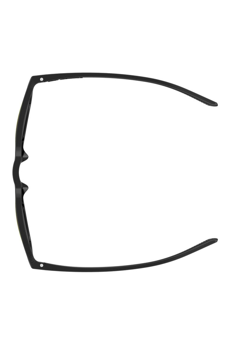 53mm Round Sunglasses, Alternate, color, BLACK