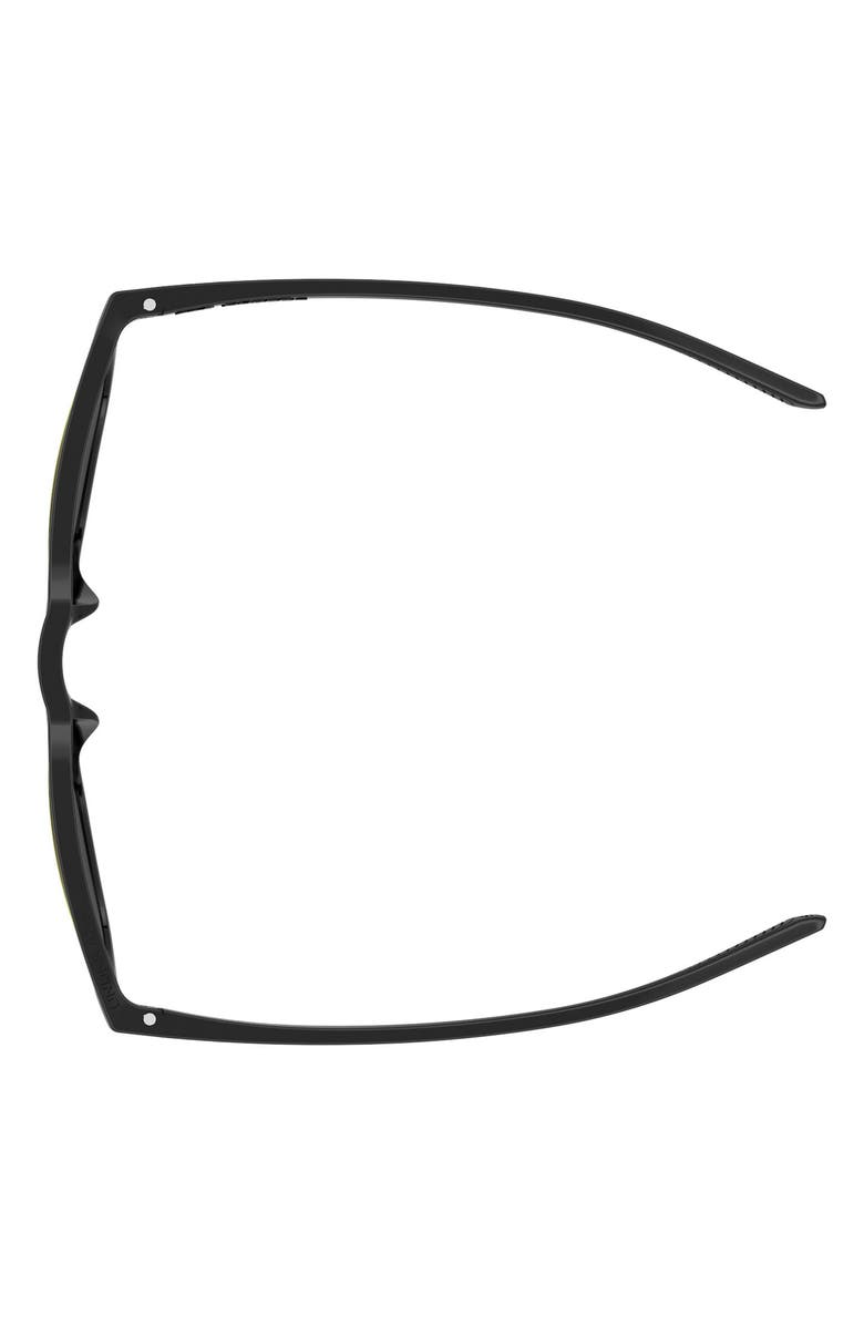 Under Armour 53mm Round Sunglasses, Alternate, color, Black