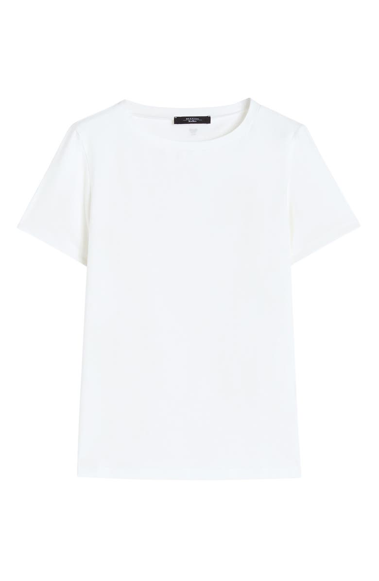 Weekend Max Mara Crewneck Jersey T-Shirt, Alternate, color, White
