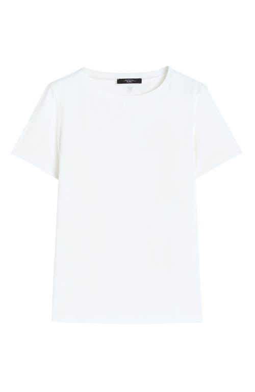 Weekend Max Mara Stretch-cotton T-shirt In White