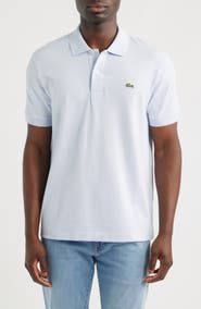 Lacoste Essentials Classic Fit Cotton Blend Piqué Polo