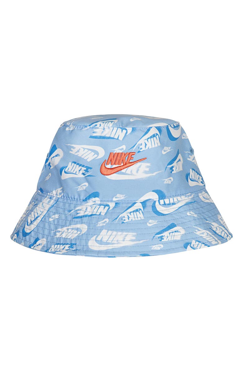 Nike Kids' Swoosh Embroidered Bucket Hat, Main, color, 
