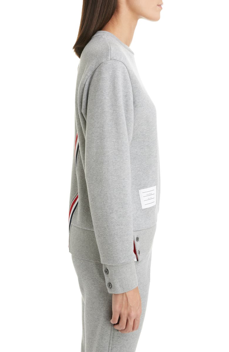Thom Browne Stripe Back Sweater, Alternate, color, 