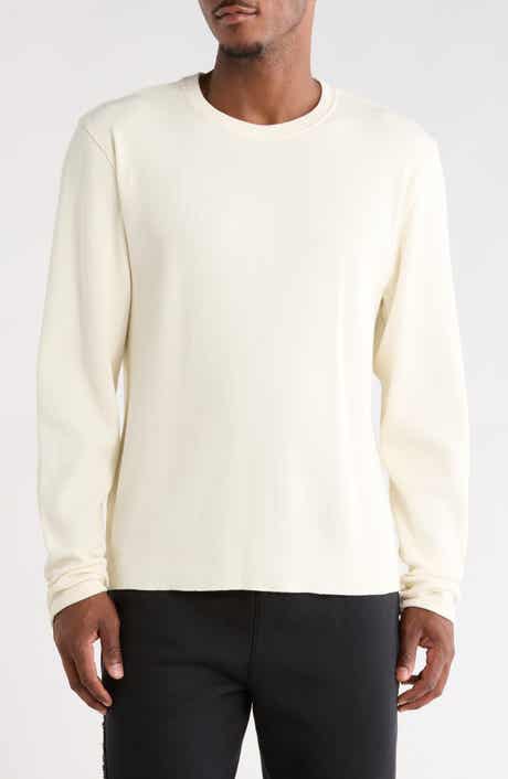 Waffle Knit Long Sleeve T-Shirt