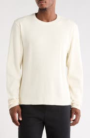 PURPLE BRAND Waffle Knit Long Sleeve T-Shirt
