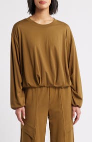 Wit & Wisdom Blouson Knit Top