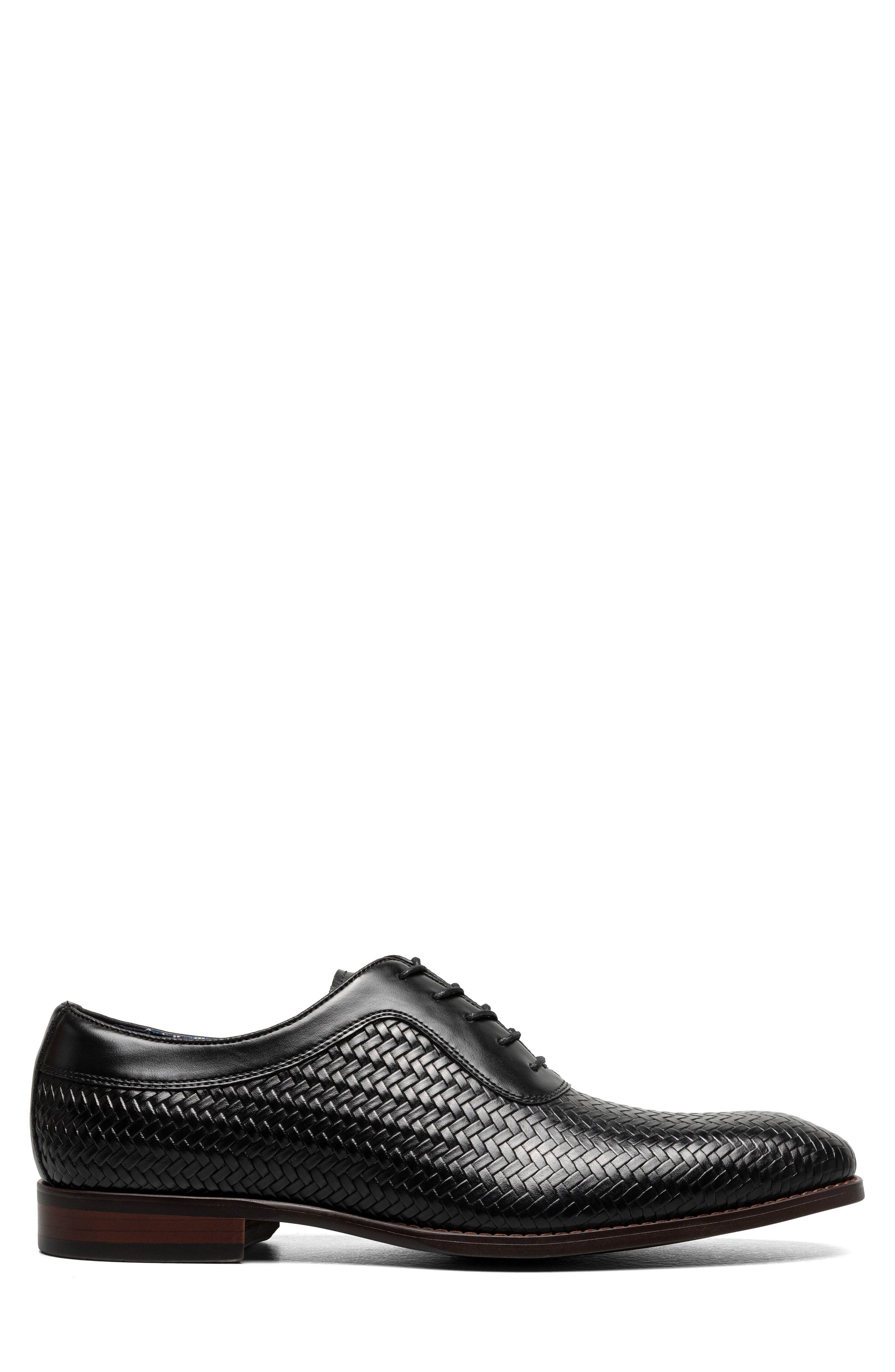 Stacy Adams Keating Woven Derby, Alternate, color, Black