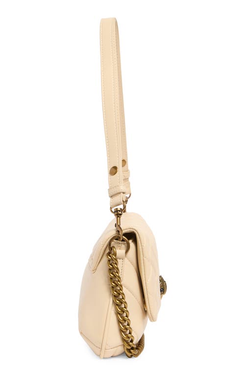 KURT GEIGER KURT GEIGER LONDON LONG KENSINGTON LEATHER SHOULDER BAG