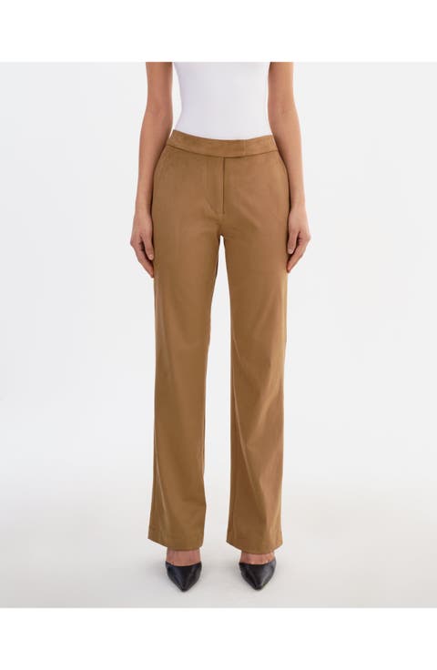 Malachi | Faux Suede Pants