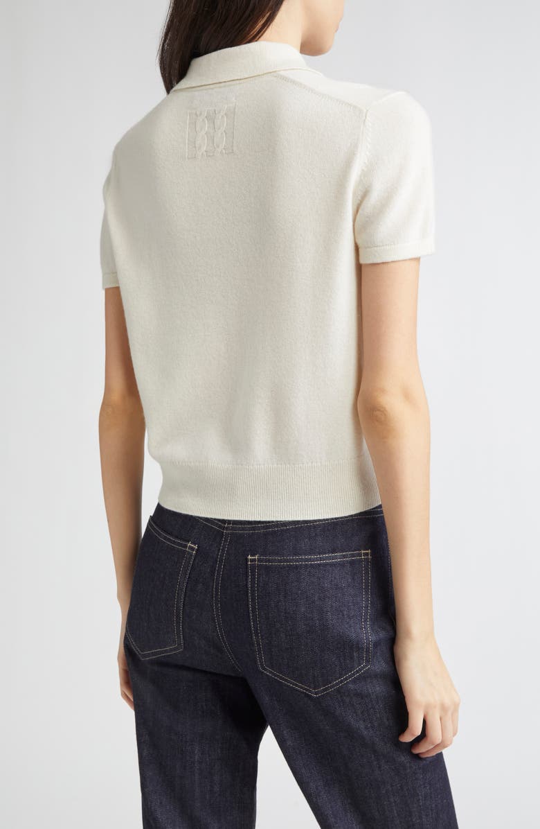 Nili Lotan Magdalena Cashmere Polo Sweater, Alternate, color, 