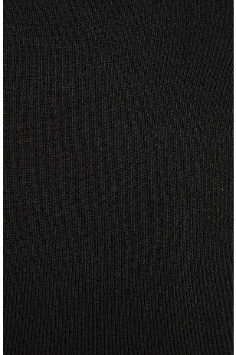 T by Alexander Wang Cutout Stretch Jersey Midi Dress, Alternate, color, BLACK