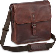 Mancini Leather Laptop Messenger Bag