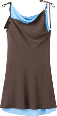 MANGO Overlay Slipdress with Bows