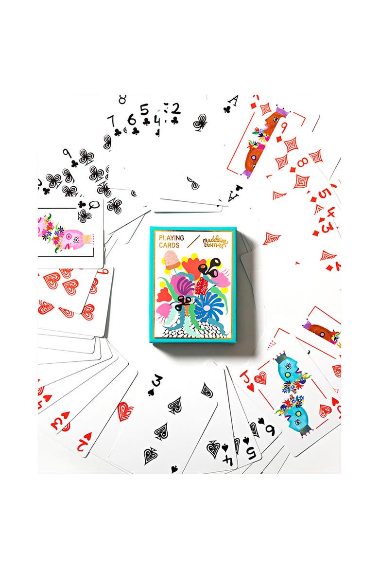 Playing Cards, Madeleine Stamer, Standard 54 Card Deck, Alternate, color, Multicolored