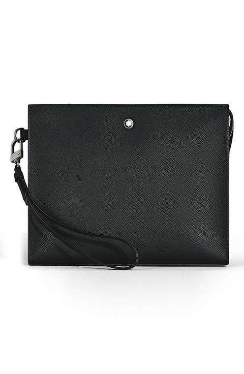 Sartorial Leather Zip Pouch