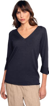 Celtic & Co. Fine Knit Merino V-Neck Sweater