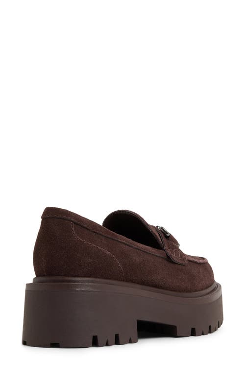 Aldo Oneameth Chunky Loafers With Buckle Detailing In Brown