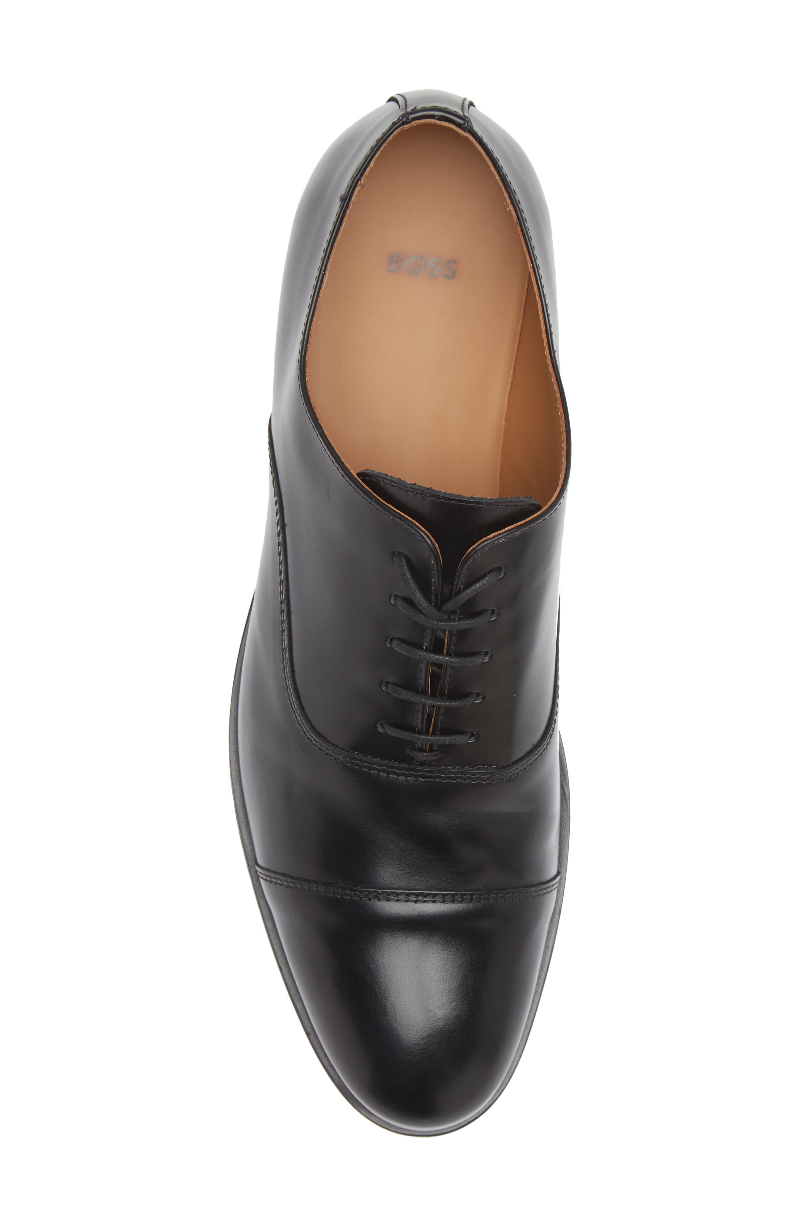 BOSS Eastside Cap Toe Leather Oxford, Alternate, color, 