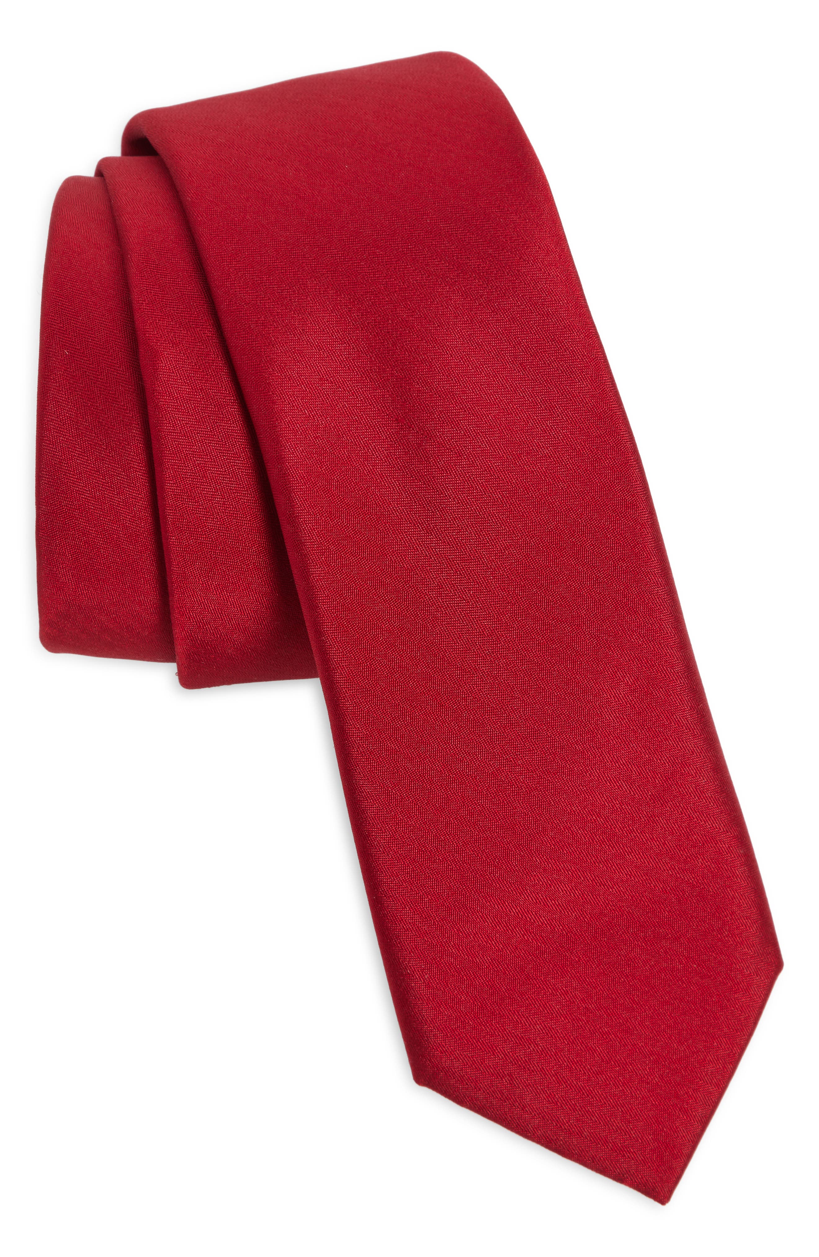 Nordstrom Kids' Ugo Solid Satin Tie