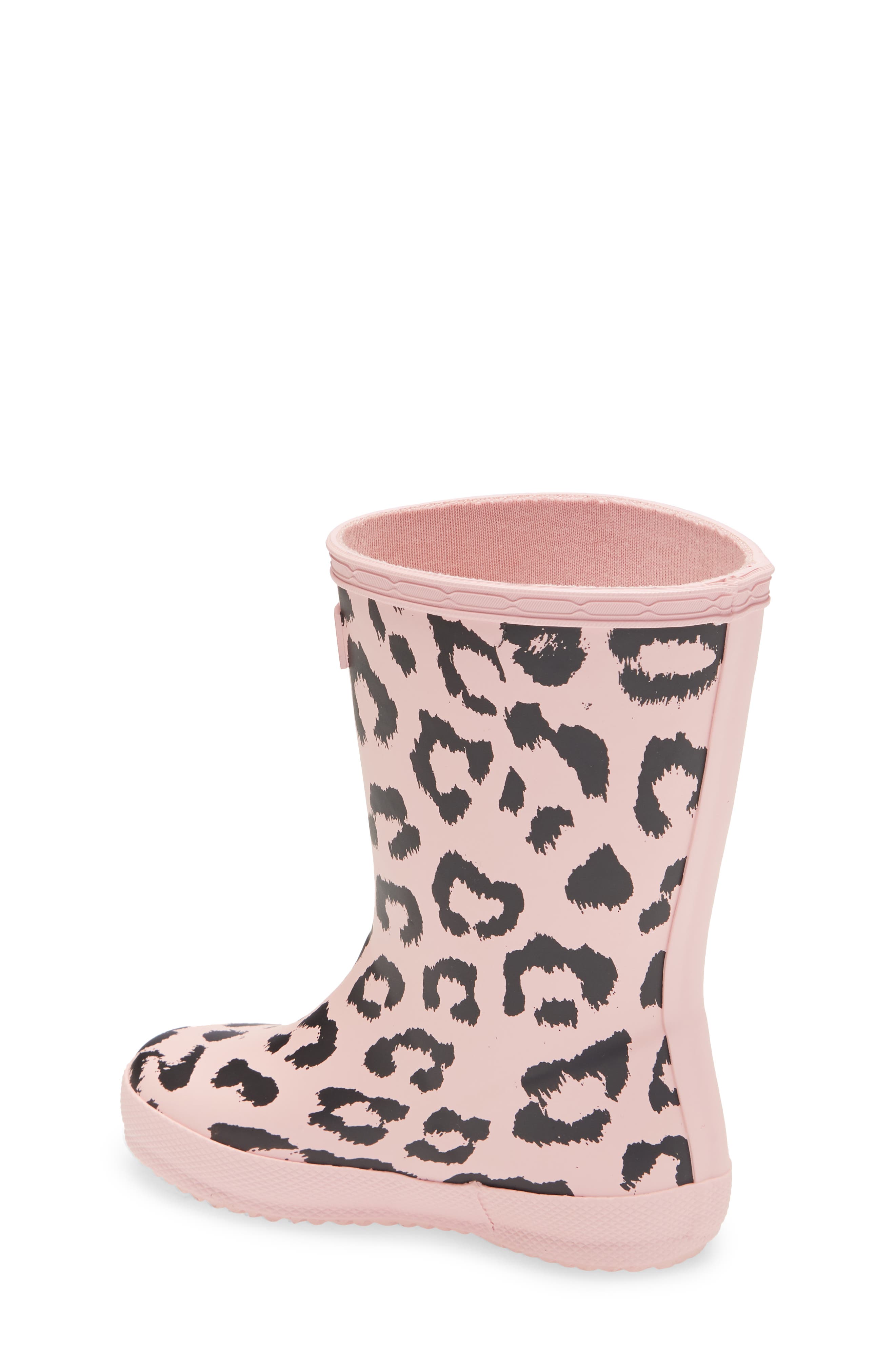 Original Leopard Waterproof Rain Boot, Alternate, color, MIST PINK