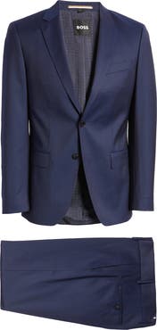 BOSS Huge Solid Wool Suit