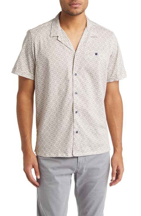 DRY TOUCH® Performance Retro Print Camp Shirt