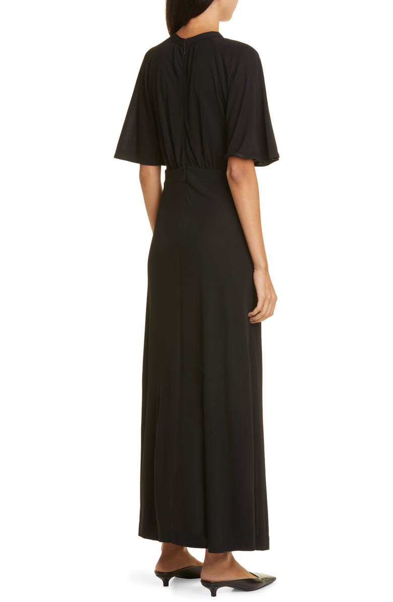 TOTEME Elbow Sleeve Jersey Dress, Alternate, color, 