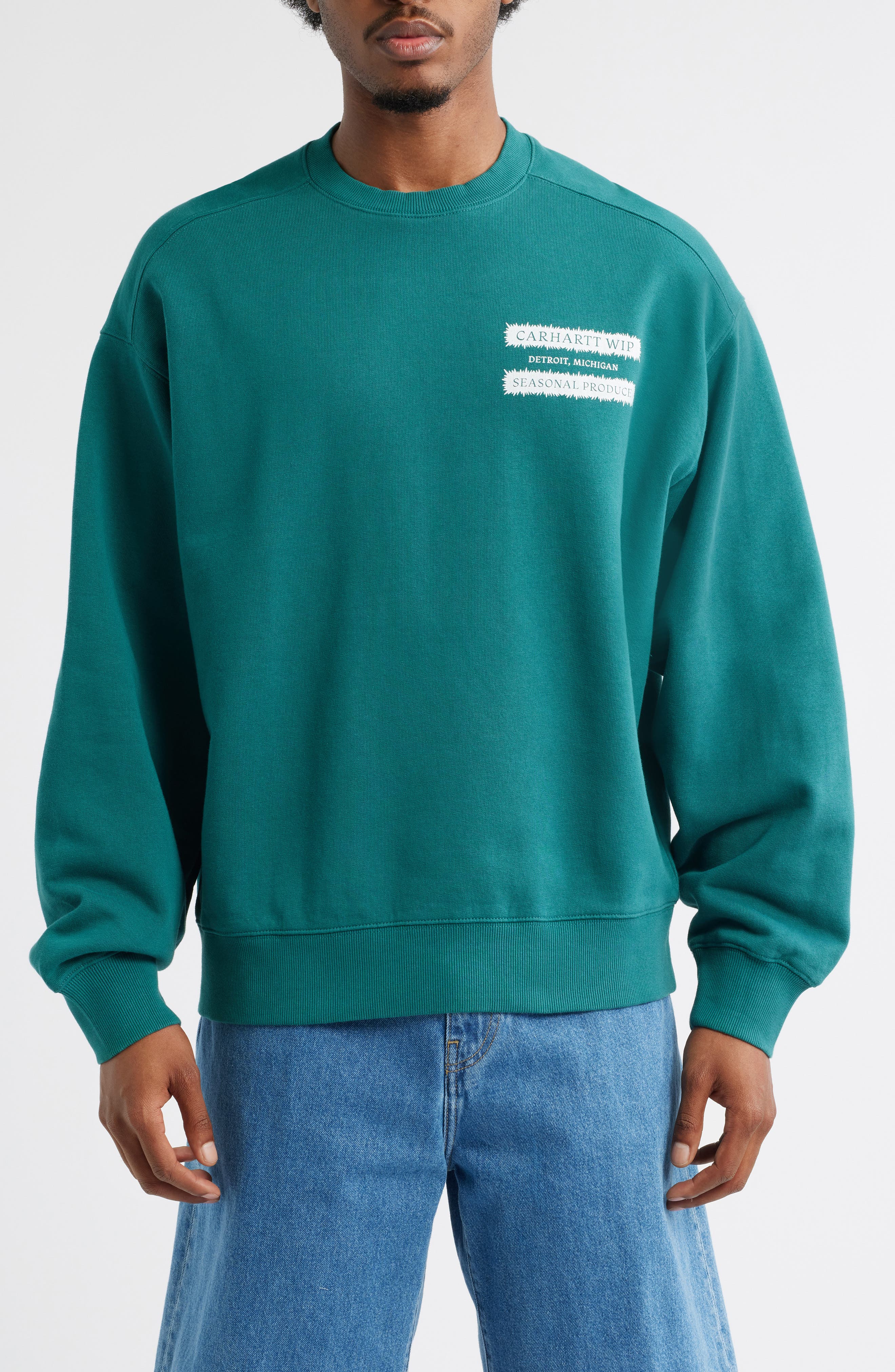 Carhartt Work In Progress Catalogue Cotton Sweatshirt