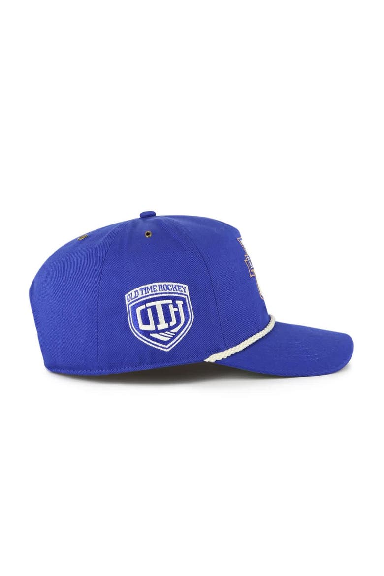 Men's '47  Blue New York Rangers Old Time Hockey Rafter Sure Shot Hitch Adjustable Hat, Alternate, color, Blue