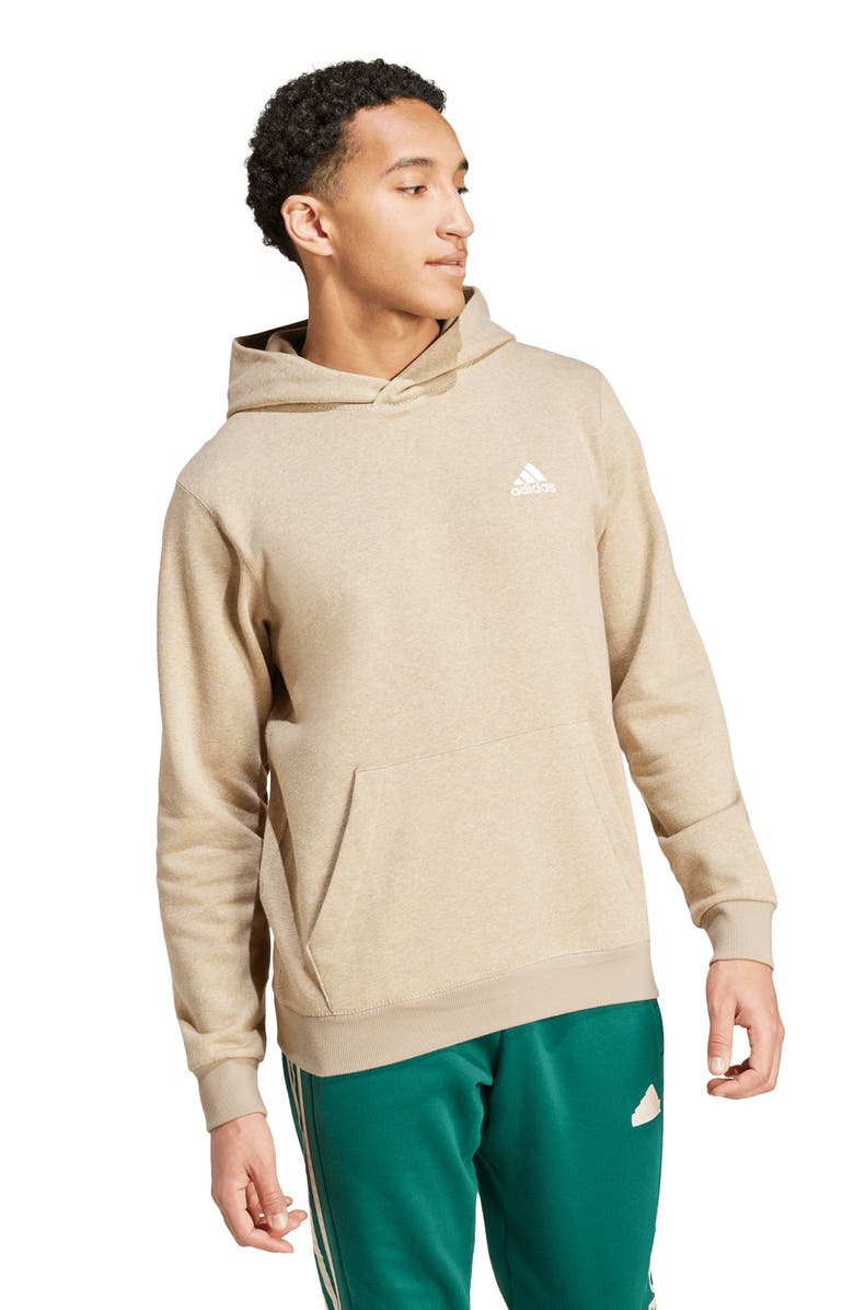 adidas AEROREADY Cotton & Recycled Polyester Hoodie, Alternate, color, 