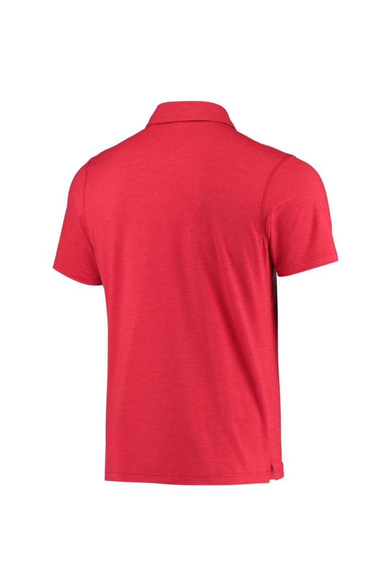 Men's Columbia Scarlet Ohio State Buckeyes Tech Trail Omni-Shade Polo, Alternate, color, Scarlet