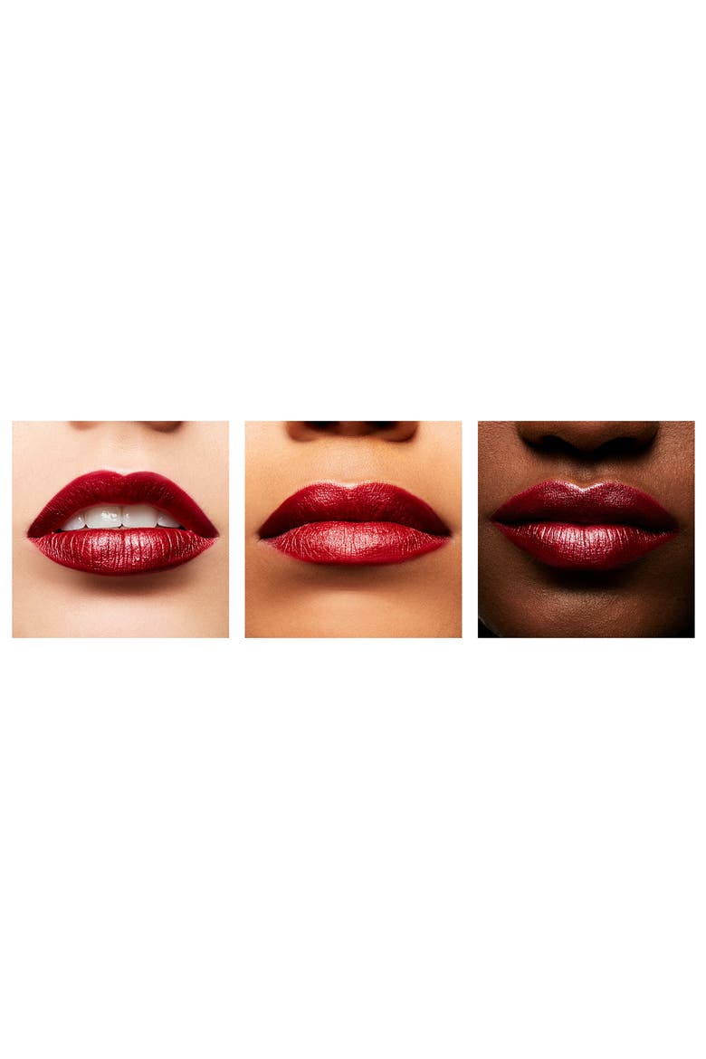 MAC Shiny Pretty Things Lipstick, Alternate, color, STRAIGHT FIRE