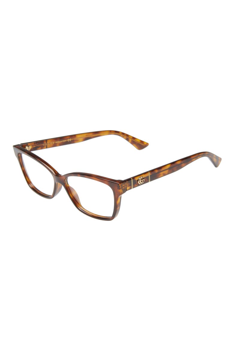 55mm Rectangular Optical Glasses, Alternate, color, MEDIUM HAVANA