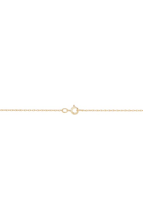 Frankie & Zoe 10k Yellow Gold Lab Grown Emerald & Lab Grown Diamond Pendant Necklace In Gold