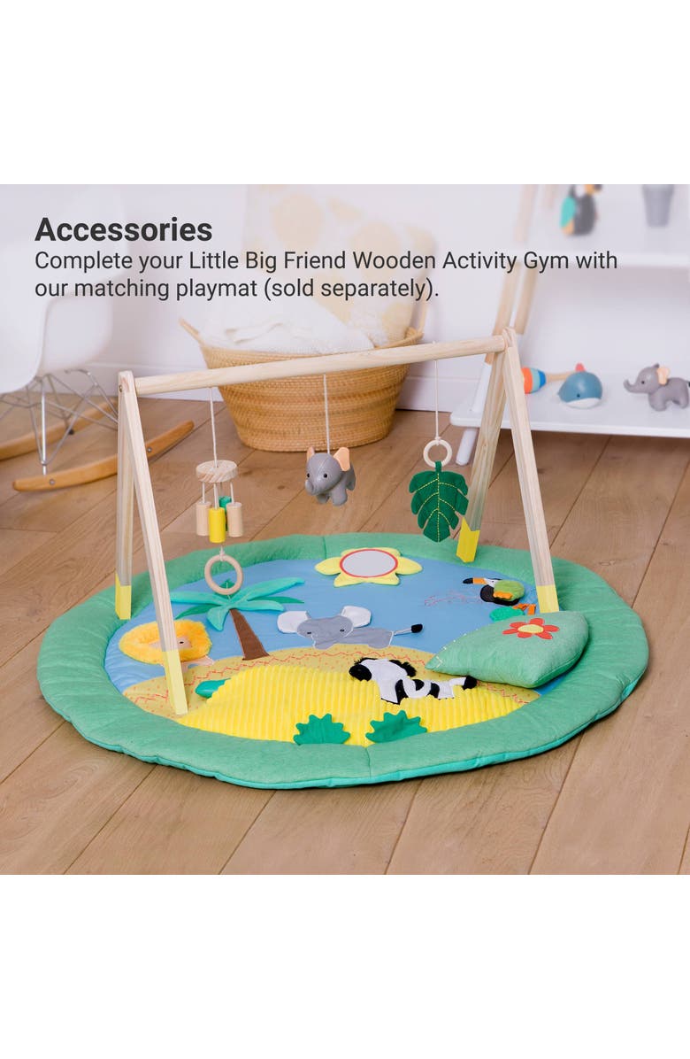 Little Big Friends Wooden Activity Arch - Jungle, Baby Gym & Sensory Toys, Alternate, color, Multicolor