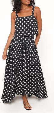 Petal & Pup Lula Polka Dot Top & Maxi Skirt Set