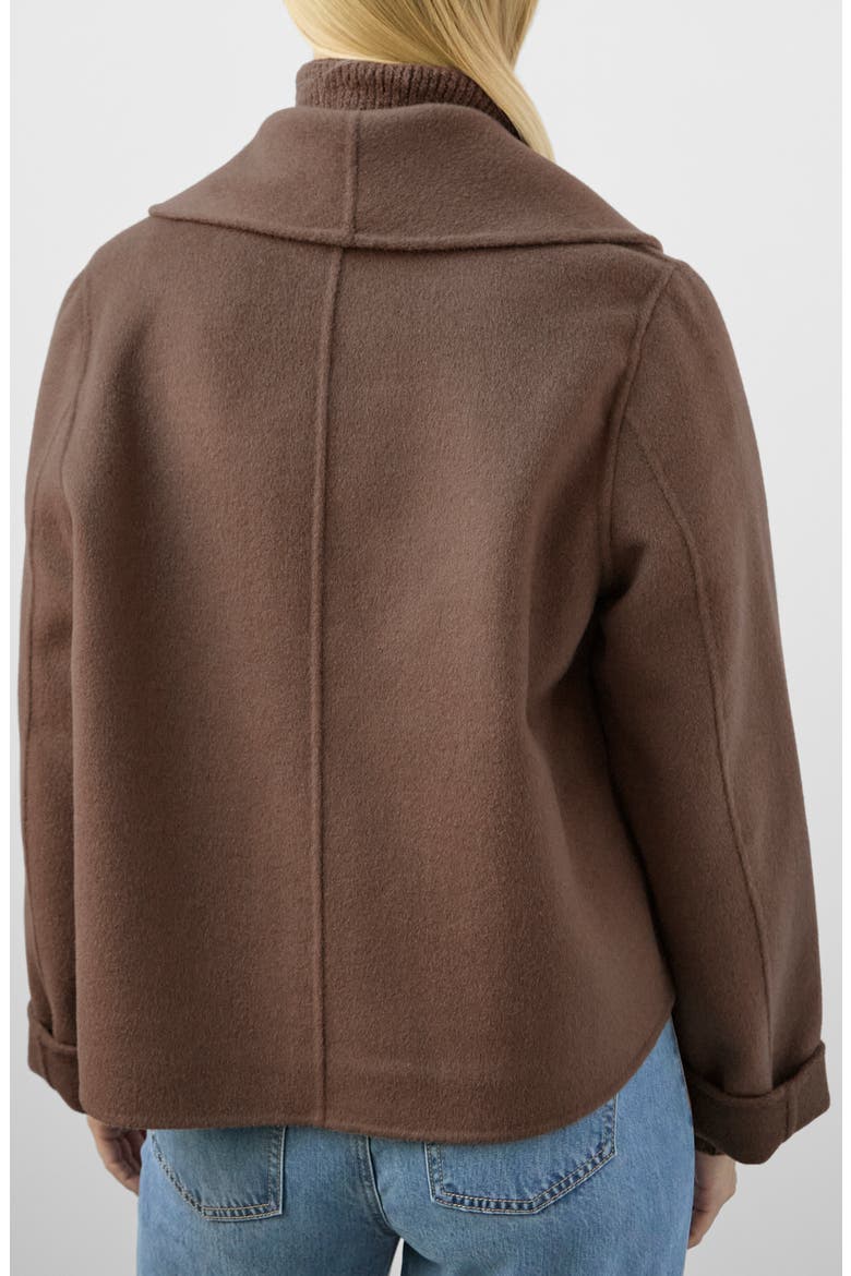 x @cellajaneblog Crop Icon Coat, Alternate, color, TRUFFLE