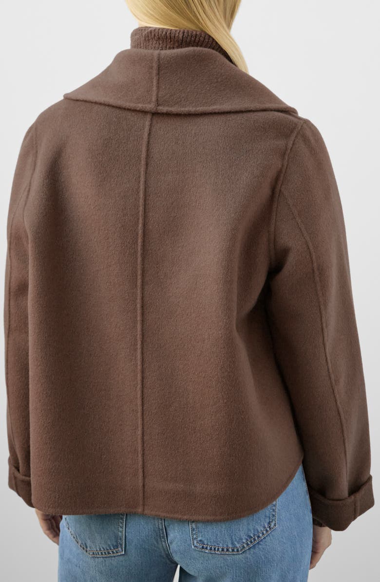 Splendid x @cellajaneblog Crop Icon Coat, Alternate, color, Truffle