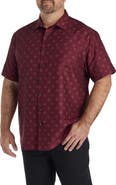 Synrgy Big & Tall Micro Floral Sport Shirt
