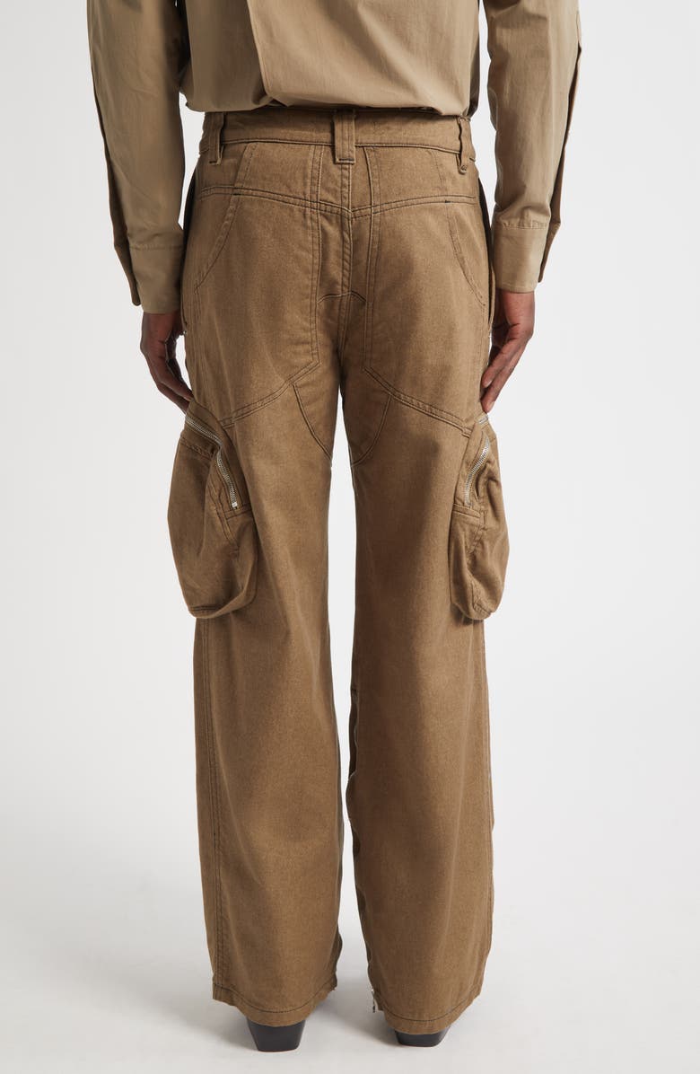 Eckhaus Latta Cargo Pants, Alternate, color, Earth